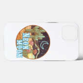 ネオンムーンレトロウェスタン Case-Mate iPhoneケース (裏面 (横))