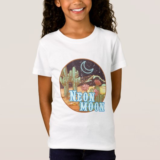 ネオンムーンレトロウェスタンTシャツ Tシャツ (正面)