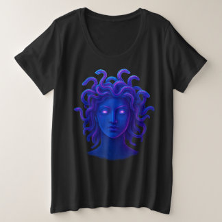 ネオンメドゥーサ プラスサイズTシャツ