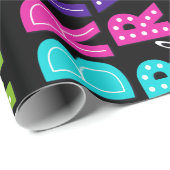 ネオンメリーおよび明るい ラッピングペーパー (ロールコーナー)