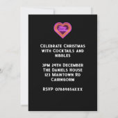 ネオンメリークリスマスパーティー 招待状 (裏面)