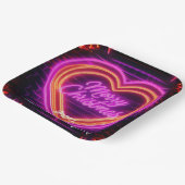 ネオンメリークリスマス ペーパープレート (傾斜あり)