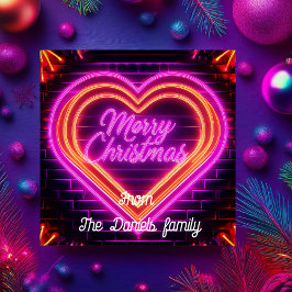 ネオンメリークリスマス 招待状