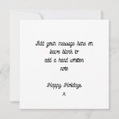 ネオンメリークリスマス 招待状 (裏面)