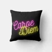 ネオンモダンカルペディエムワードアート クッション (裏面)