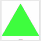 ネオンモダングリーンスクリーン大三角矢印 シール (シート)