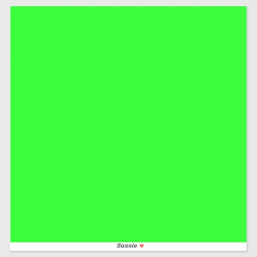 ネオンモダングリーンスクリーン明るい大きい正方形 シール (シート)