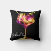 ネオンモダンパーティー時パーソナライズされた間 クッション (正面)