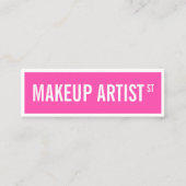 ネオンモダンピガーリーンク通りのサインアップアーティスト スキニー名刺 (正面)