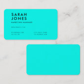 ネオンモダンブルーカラー 名刺 (正面/裏面)