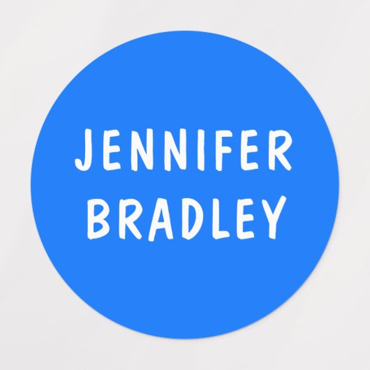 ネオンモダンボーイガールカスタム名パーソナライズされた ラベル (デザイン1)