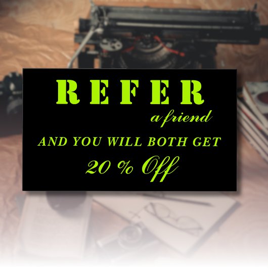 ネオンモダンライムブラック紹介カード