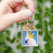 ネオンモホーク – コカトゥー キーホルダー (手)