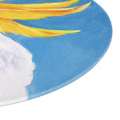 ネオンモホーク-コッカトゥー カッティングボード (角)