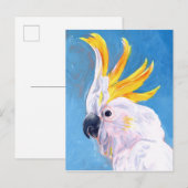 ネオンモホーク-コッカトゥー ポストカード (正面/裏面)