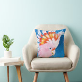 ネオンモホーク – ピンクコッカトゥー クッション (椅子)