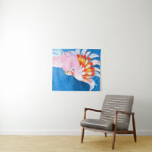 ネオンモホーク – ピンクコッカトゥー タペストリー (インサイチュ(横))