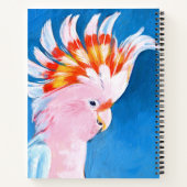 ネオンモホーク – ピンクコッカトゥー ノートブック (裏面)