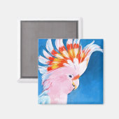 ネオンモホーク – ピンクコッカトゥー マグネット (正面/裏面)