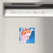 ネオンモホーク – ピンクコッカトゥー マグネット (インサイチュ (食洗機))