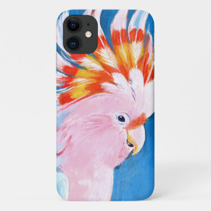 ネオンモホーク-ピンクコッカトゥー iPhone 11 ケース