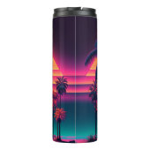 ネオンヤシの木 タンブラー (裏面)