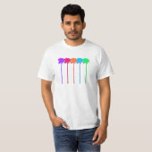 ネオンヤシの木 Tシャツ (正面フル)