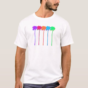 ネオンヤシの木 Tシャツ