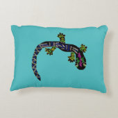 ネオンヤモリのアクセントの枕 アクセントクッション (裏面)