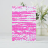 ネオンユニークハーフトーグランジン空白の招待状カード 招待状 (スタンド正面)