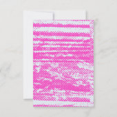 ネオンユニークハーフトーグランジン空白の招待状カード 招待状 (裏面)