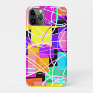 ネオンユニークパタカラフルンアート iPhone 11 PROケース