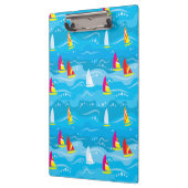 ネオンヨットパターン クリップボード (左)