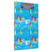 ネオンヨットパターン クリップボード (右)