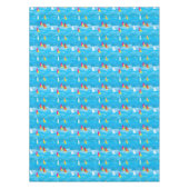 ネオンヨットパターン テーブルクロス (正面)