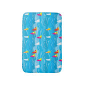 ネオンヨットパターン バスマット (正面縦)