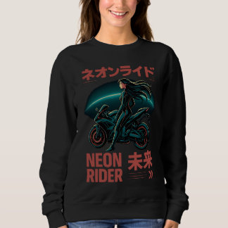 ネオンライダー日本の- Cyber Etic スウェットシャツ