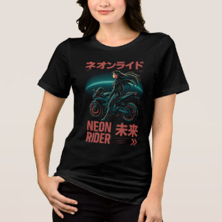 ネオンライダー日本の- Cyber Etic トライブレンドTシャツ