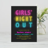 ネオンライツガールズナイトアウトバチェロレッテ 招待状 (スタンド正面)