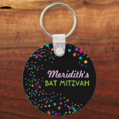 ネオンライツスウィートバースデーパーティービーフキーチェーン キーホルダー (正面)