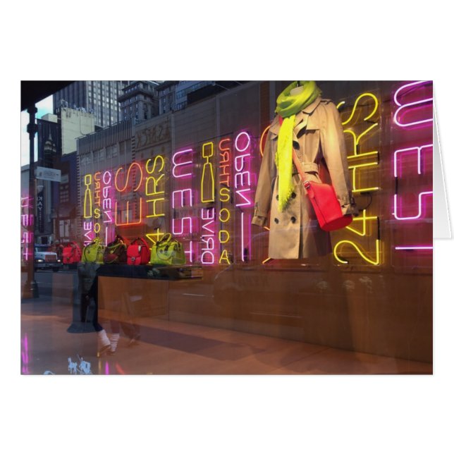 ネオンライツデパートストアウィンドウニューヨークNYC (正面横)
