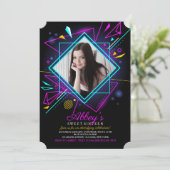 ネオンライツフォト招待状 招待状 (スタンド正面)