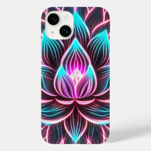 ネオンライツロータスフラワーアクワーニング霊気魔法 Case-Mate iPhone 14ケース