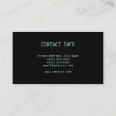 ネオンライトの印のスタイルカバー 名刺 (裏面)