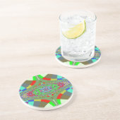 ネオンライトの梯子のフラクタル コースター (側面)