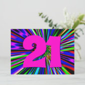 ネオンライトクラブ 21歳の誕生日 招待状 (スタンド正面)