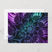 ネオンライトスパイラル ポストカード (正面/裏面)