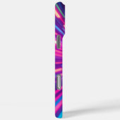 ネオンライトスピード未来的抽象芸術デジタルアート Case-Mate iPhoneケース (裏面 / 右)