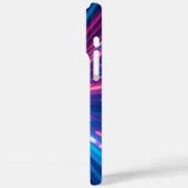 ネオンライトスピード未来的抽象芸術デジタルアート Case-Mate iPhoneケース (裏面 / 左)