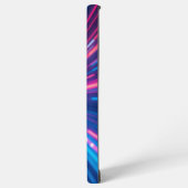 ネオンライトスピード未来的抽象芸術デジタルアート SAMSUNG GALAXYケース (左側面)